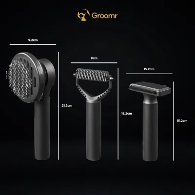 Set Triple de Peines Profesionales - Groomr Set Triple de Peines Profesionales - Groomr