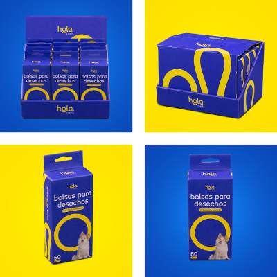 Bolsas para Desechos - 4 Rollos - Hola Pets Bolsas para Desechos - 4 Rollos - Hola Pets