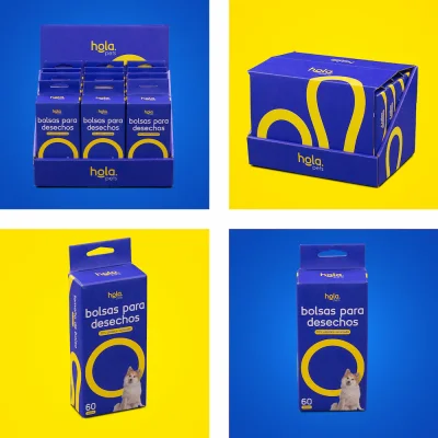 Bolsas para Desechos - 4 Rollos - Hola Pets Bolsas para Desechos - 4 Rollos - Hola Pets