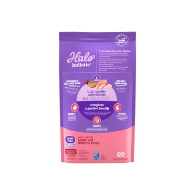 Alimento Holistic Gatito Libre de Granos Salmón & Pescado Blanco 1.36 Kg Alimento Holistic Gatito Libre de Granos Salmón & Pescado Blanco 1.36 Kg