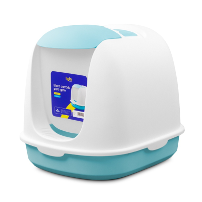 Litera Clásica Cerrada - Celeste Hola Pets Litera Clásica Cerrada - Celeste Hola Pets