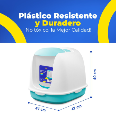 Litera Clásica Cerrada - Turquesa Hola Pets Litera Clásica Cerrada - Turquesa Hola Pets
