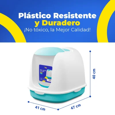 Litera Clásica Cerrada - Turquesa Hola Pets Litera Clásica Cerrada - Turquesa Hola Pets