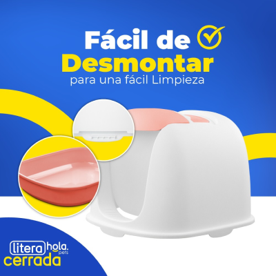 Litera Clásica Cerrada - Palo Rosa Claro Hola Pets Litera Clásica Cerrada - Palo Rosa Claro Hola Pets