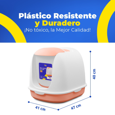 Litera Clásica Cerrada - Durazno Hola Pets Litera Clásica Cerrada - Durazno Hola Pets