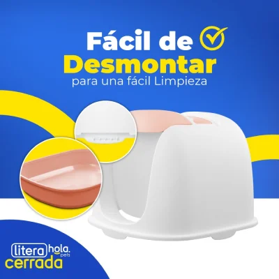 Litera Clásica Cerrada - Durazno Hola Pets Litera Clásica Cerrada - Durazno Hola Pets