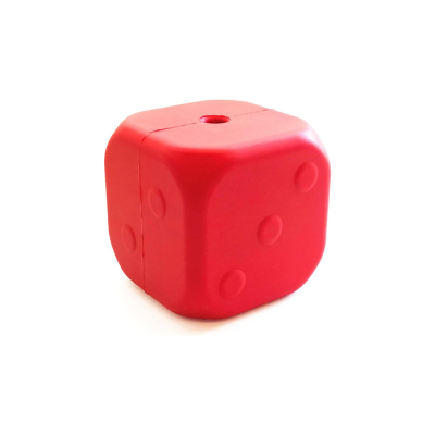 Juguete de Hule Interativo - Dado Rojo Grande Juguete de Hule Interativo - Dado Rojo Grande