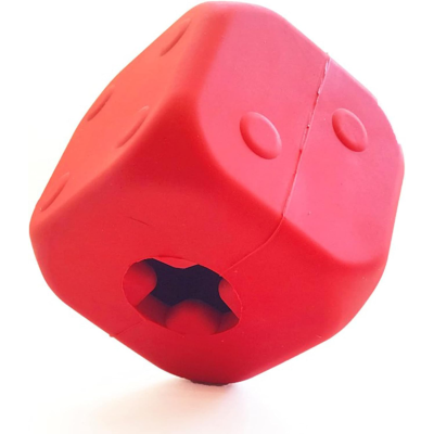 Juguete de Hule Interativo - Dado Rojo Grande Juguete de Hule Interativo - Dado Rojo Grande