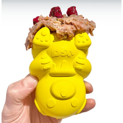 Juguete de Hule Interativo - Oso Amarillo Pequeño Juguete de Hule Interativo - Oso Amarillo Pequeño