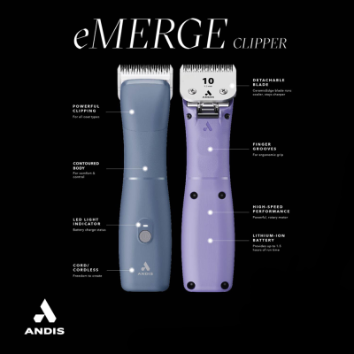 eMerge - Azul - Andis Profesional eMerge - Azul - Andis Profesional