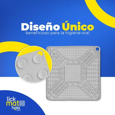 Lick Mat - Gris - Hola Pets Lick Mat - Gris - Hola Pets