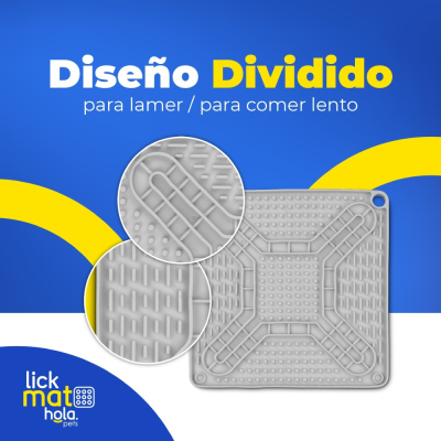 Lick Mat - Gris - Hola Pets Lick Mat - Gris - Hola Pets