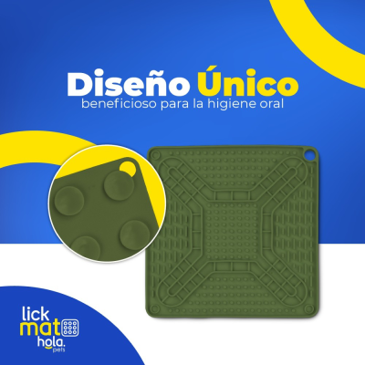 Lick Mat - Verde - Hola Pets Lick Mat - Verde - Hola Pets