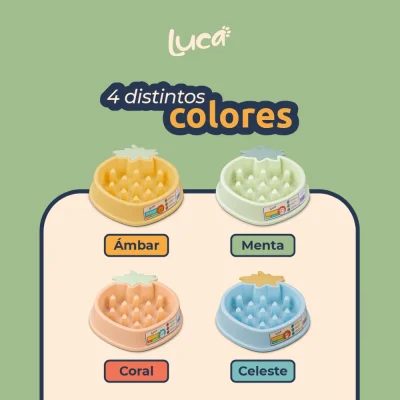 Comedero Lento Fresa - Menta - Luca Comedero Lento Fresa - Menta - Luca