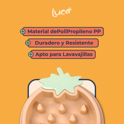 Comedero Lento Fresa - Coral - Luca Comedero Lento Fresa - Coral - Luca