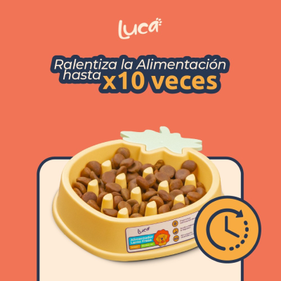 Comedero Lento Fresa - Ambar - Luca Comedero Lento Fresa - Ambar - Luca