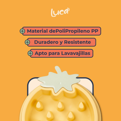Comedero Lento Fresa - Ambar - Luca Comedero Lento Fresa - Ambar - Luca