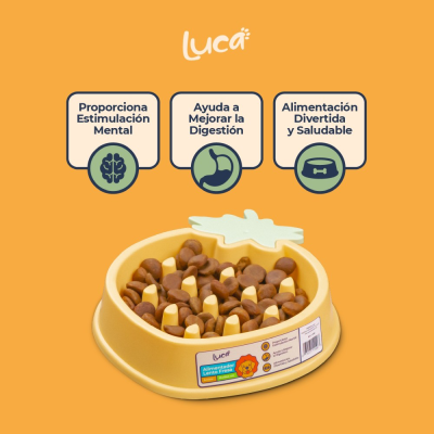 Comedero Lento Fresa - Ambar - Luca Comedero Lento Fresa - Ambar - Luca
