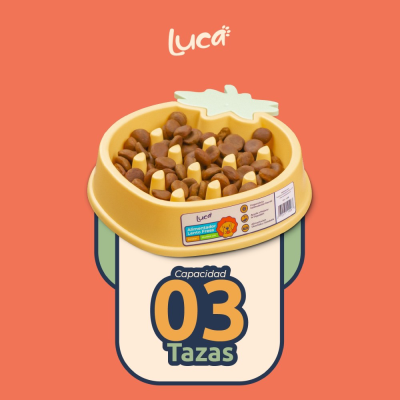 Comedero Lento Fresa - Ambar - Luca Comedero Lento Fresa - Ambar - Luca