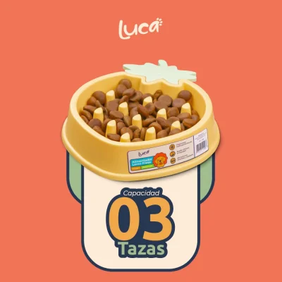 Comedero Lento Fresa - Ambar - Luca Comedero Lento Fresa - Ambar - Luca