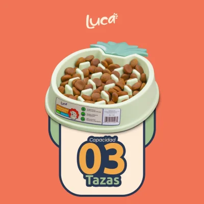 Comedero Lento Piña - Menta - Luca Comedero Lento Piña - Menta - Luca
