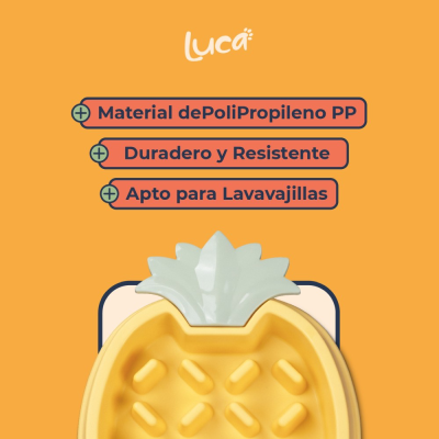 Comedero Lento Piña - Ambar - Luca Comedero Lento Piña - Ambar - Luca