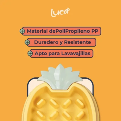 Comedero Lento Piña - Ambar - Luca Comedero Lento Piña - Ambar - Luca