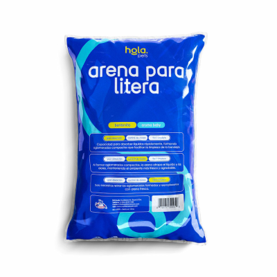 Arena para Gato 4kg - Baby Powder - Hola Pets Arena para Gato 4kg - Baby Powder - Hola Pets