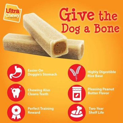 Double Treat Bone - Mantequilla de Mani - Ultra Chewy
