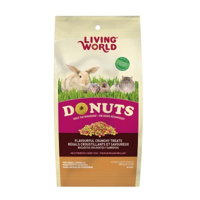 Donas pequeñas para Roedores Living World 150 gr Costa Rica
