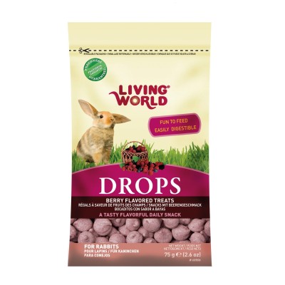 Bocadillos para Conejos con sabor a bayas Living World 75g Costa Rica Bocadillos para Conejos con sabor a bayas Living World 75g Costa Rica