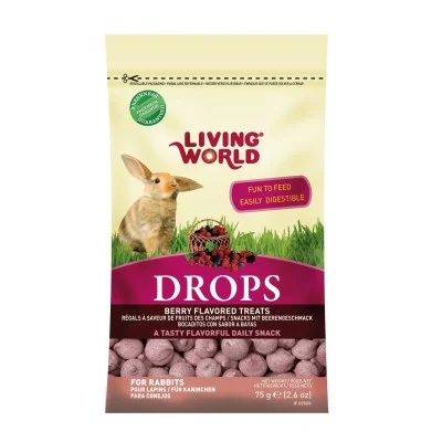 Bocadillos para Conejos con sabor a bayas Living World 75g Costa Rica Bocadillos para Conejos con sabor a bayas Living World 75g Costa Rica