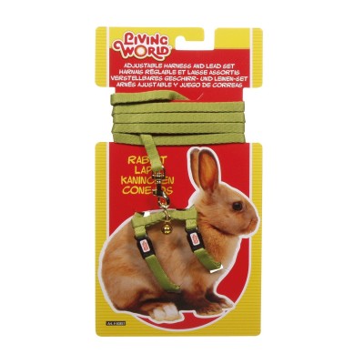 Arnés y Correas ajustable Living World para Conejos Verde 1,2 m Living World Costa Rica Arnés y Correas ajustable Living World para Conejos Verde 1,2 m Living World Costa Rica
