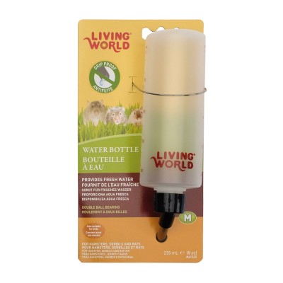 Bebedero de agua mediano 235ml Living World Costa Rica
