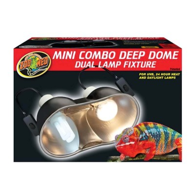 Lampara Doble Mini Deep Dome Zoo Med