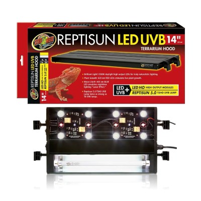 Campana T5 Led Uvb + Modulo Led Zoo Med Campana T5 Led Uvb + Modulo Led Zoo Med