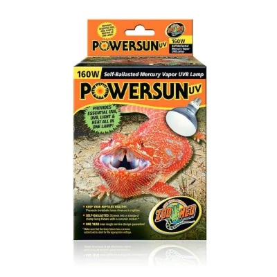 Bombillo PowerSun UV 160 w Zoo Med Bombillo PowerSun UV 160 w Zoo Med