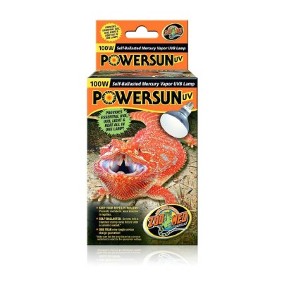Bombillo PowerSun UV 100 w Zoo Med Bombillo PowerSun UV 100 w Zoo Med