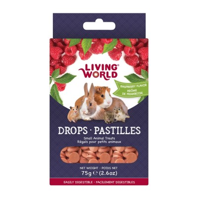 Snack Drops Frambuesa Roedores 75gr Living World Costa Rica Snack Drops Frambuesa Roedores 75gr Living World Costa Rica
