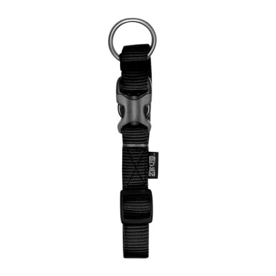 Collar Negro de Nylon - Grande - Zeus Collar Negro de Nylon - Grande - Zeus