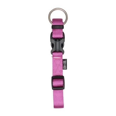 Collar Fucsia de Nylon - Grande - Zeus Collar Fucsia de Nylon - Grande - Zeus