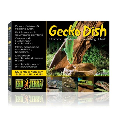 Plato 2 en 1 para Gecko Exo Terra Plato 2 en 1 para Gecko Exo Terra