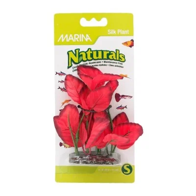 Planta de Seda de Primer Plano - Roja - Marina Planta de Seda de Primer Plano - Roja - Marina