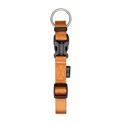 Collar Naranja de Nylon - Grande - Zeus Collar Naranja de Nylon - Grande - Zeus