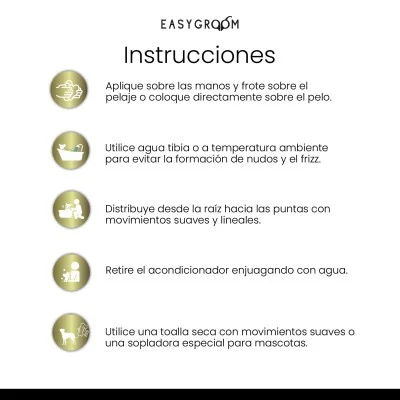 Acondicionador De Coco Para Perros Easygroom Acondicionador De Coco Para Perros Easygroom