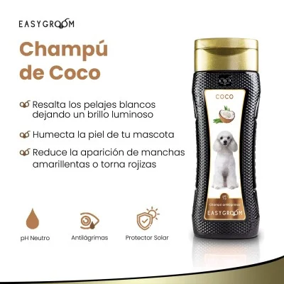 Champú Para Perro De Coco Easygroom Todo Tipo De Manto Champú Para Perro De Coco Easygroom Todo Tipo De Manto
