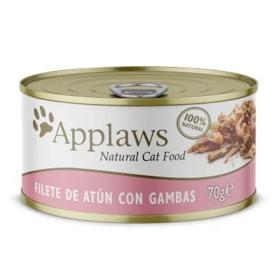 Alimento Húmedo De Atún Con Camarones 70 g - Applaws Natural Alimento Húmedo De Atún Con Camarones 70 g - Applaws Natural