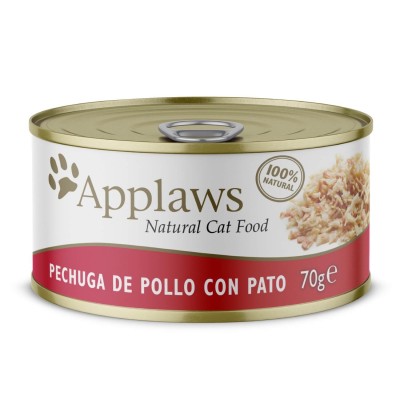 Alimento Húmedo de Pollo con Pato 70 g - Applaws Natural