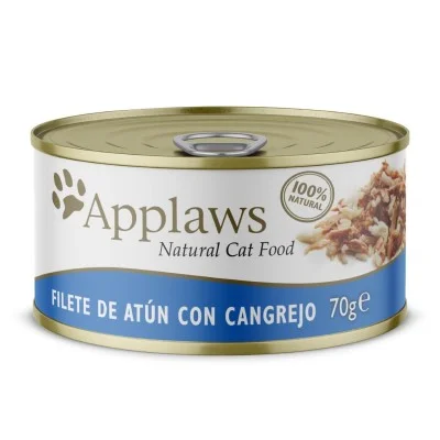 Alimento Húmedo de Atún con Cangrejo 70 g - Applaws Natural Alimento Húmedo de Atún con Cangrejo 70 g - Applaws Natural