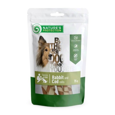Snack Conejo y Bacalao Natures Protection 75 g Snack Conejo y Bacalao Natures Protection 75 g